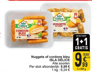 Aanbieding: Nuggets of cordons bleu