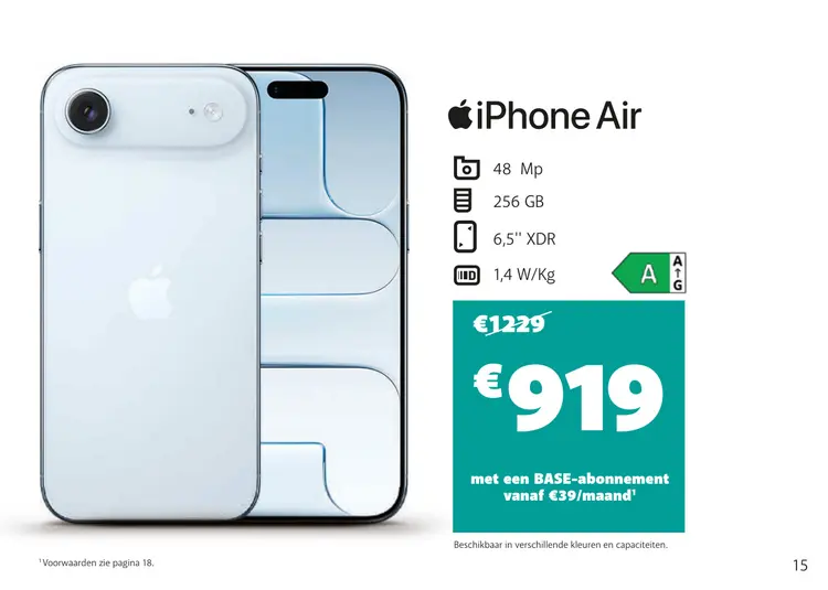 Aanbieding: iPhone Air