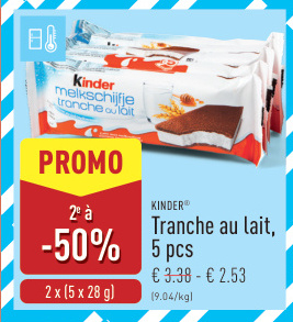 Offre: Tranche au lait