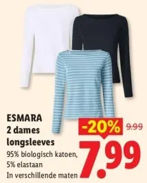 Aanbieding: 2 dames longsleeves