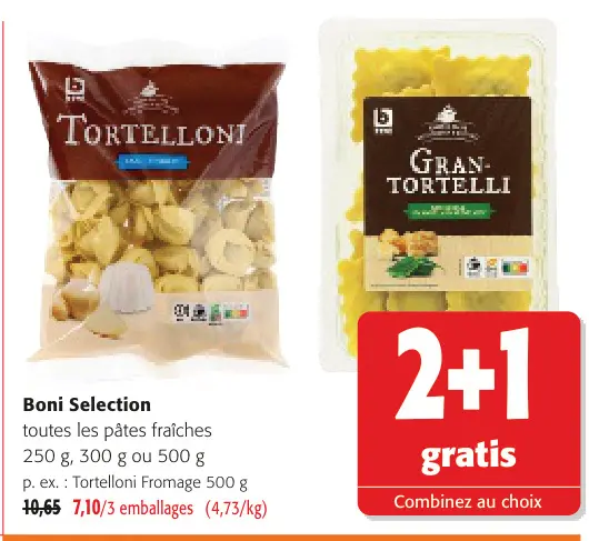 Offre: Tortelloni / Gran-Tortelli