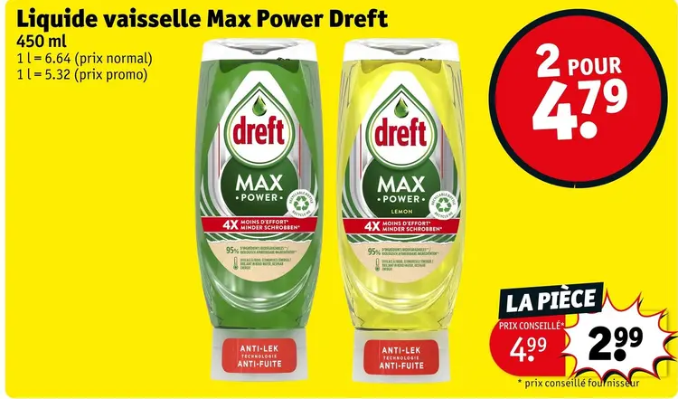 Offre: Liquide vaisselle