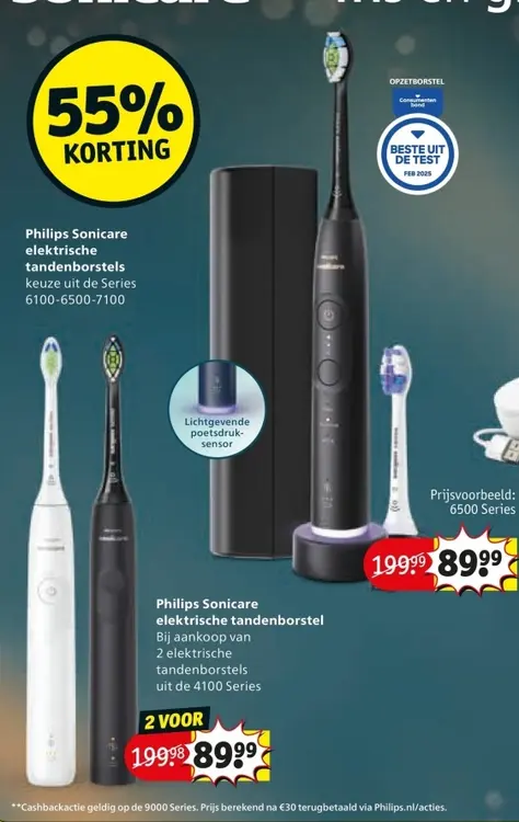 Aanbieding: Philips Sonicare elektrische tandenborstels