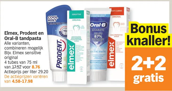 Aanbieding: tandpasta