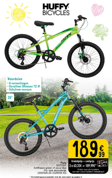 Aanbieding: HUFFY BICYCLES Fiets EXTENT 