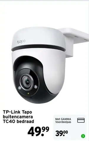 Aanbieding: Tapo buitencamera TC40 bedraad