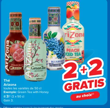 Offre: Thé Arizona