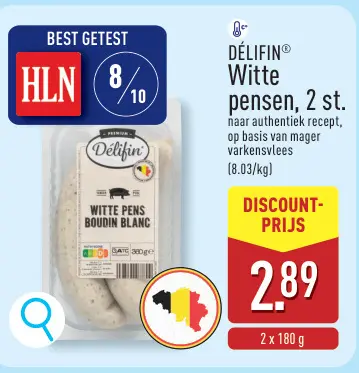 Promotie: Witte pensen