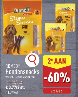 Promotie: Hondensnacks