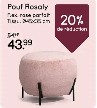 Offre: Pouf Rosaly