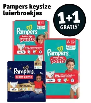 Promotie: Pampers keysize luierbroekjes