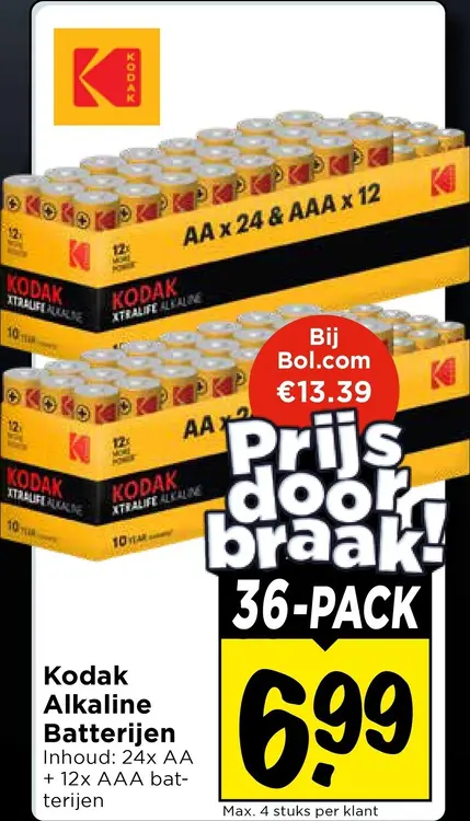 Aanbieding: Alkaline Batterijen