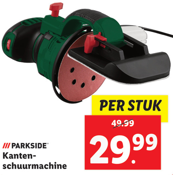 Aanbieding: PARKSIDE Kanten-schuurmachine