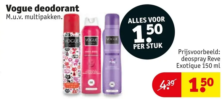 Aanbieding: Deodorant