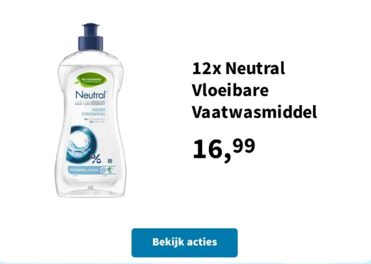 Promotie: Vloeibare Vaatwasmiddel