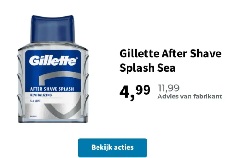 Promotie: After Shave Splash Sea