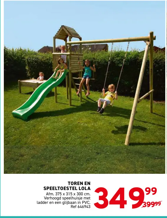 Promotie: Toren en speeltoestel lola