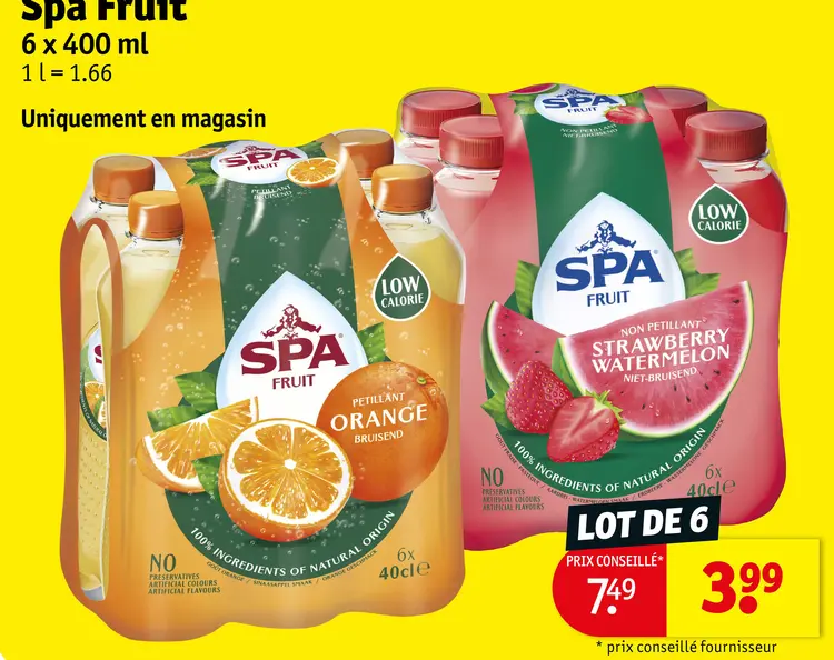 Offre: Spa Fruit