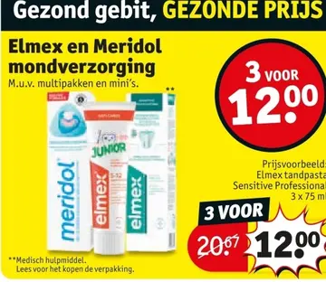 Aanbieding: Elmex en Meridol mondverzorging