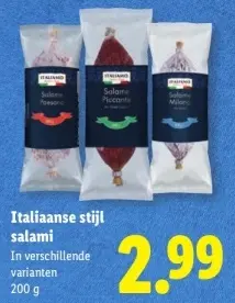 Aanbieding: Italiaanse stijl salami