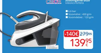 Promotie: Stoomgenerator