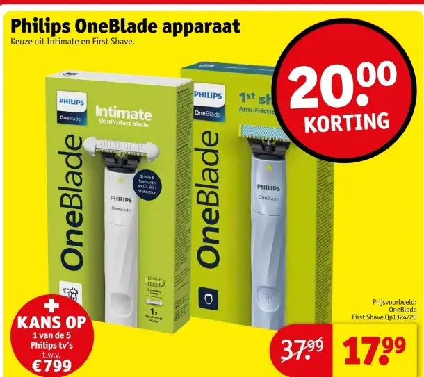 Aanbieding: OneBlade apparaat