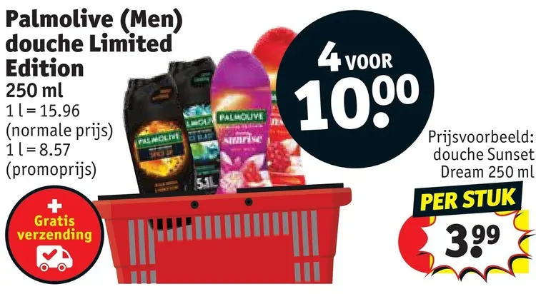Promotie: Palmolive (Men) douche Limited Edition