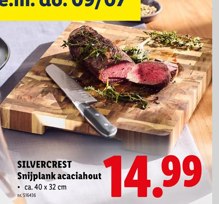 Promotie: Snijplank acaciahout