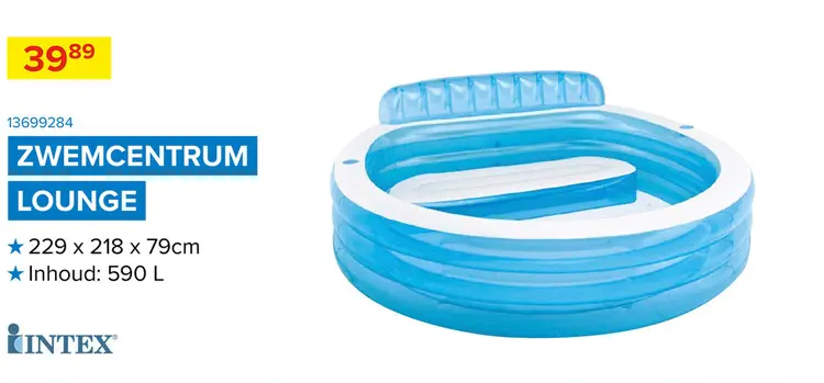 Promotie: Easy set pool Ø 244x61 cm zonder filterpomp