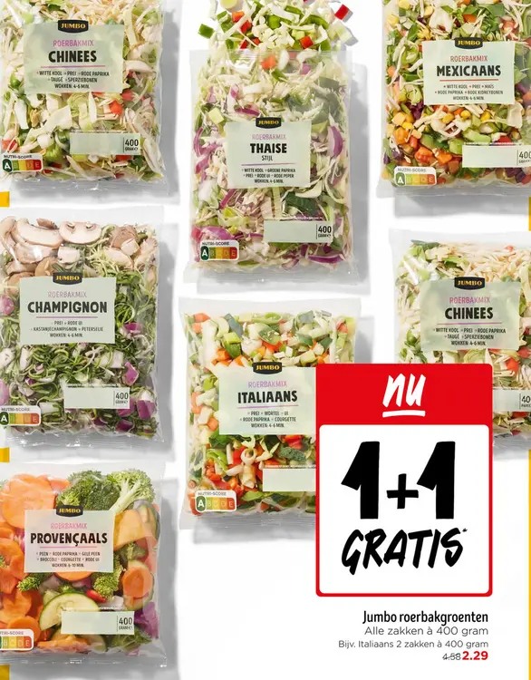 Aanbieding: Jumbo roerbakgroenten
