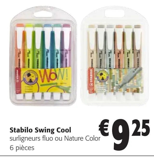 Offre: Stabilo Swing Cool