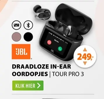 Aanbieding: JBL Tour Pro 3 Zwart