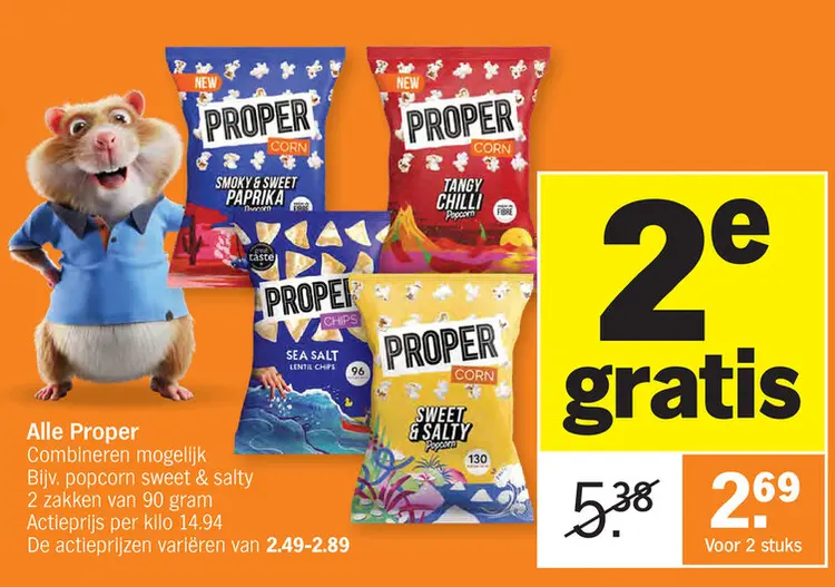 Promotie: Proper Corn, Chips