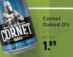 Promotie: Cornet Oaked 0%