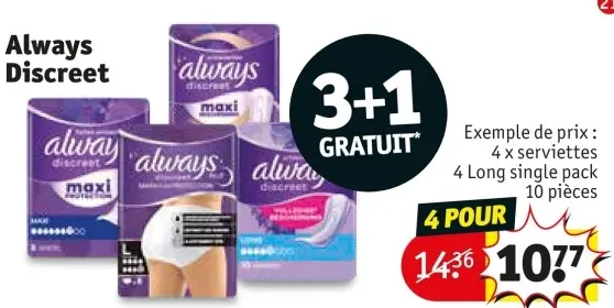 Offre: Always Discreet