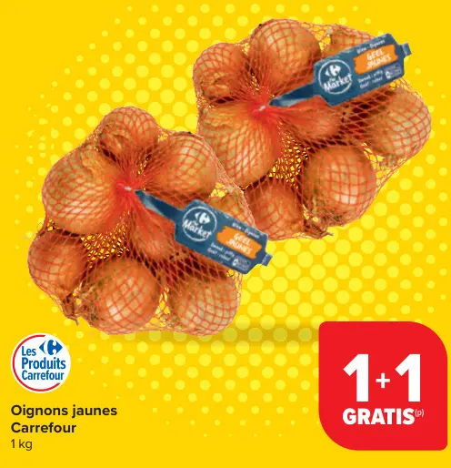 Offre: Oignons jaunes