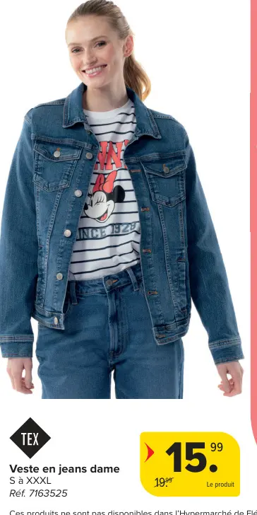 Offre: Veste en jeans dame