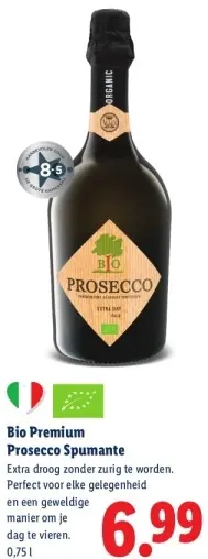 Aanbieding: Bio Premium Prosecco Spumante