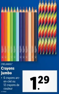 Offre: Crayons jumbo