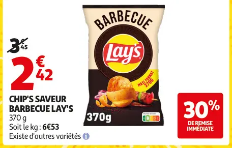 Promotie: Chip's saveur barbecue