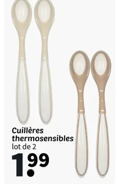 Offre: Cuillères thermosensibles
