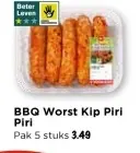 Aanbieding: BBQ Worst Kip Piri Piri