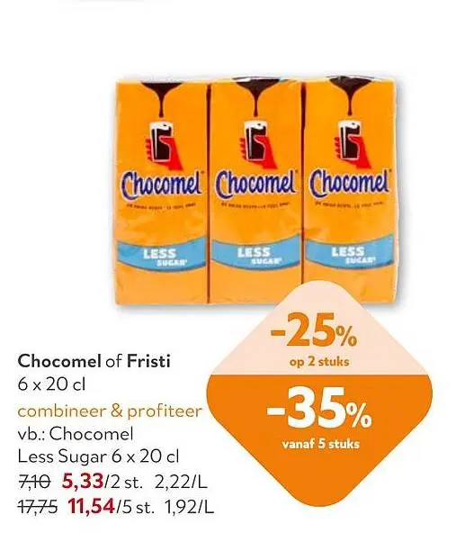 Promotie: Chocomel of Fristi