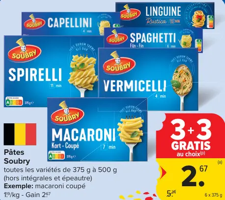 Offre: Pâtes