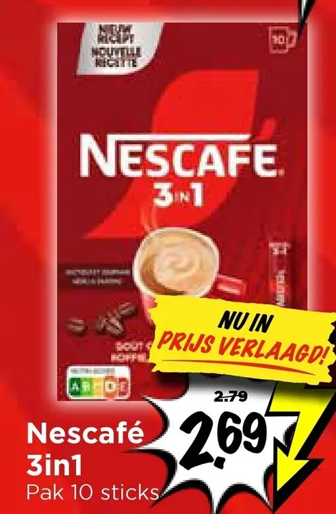Aanbieding: Nescafé 3in1