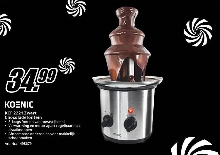 Aanbieding: Chocoladefontein