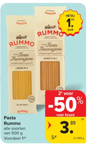 Promotie: Pasta