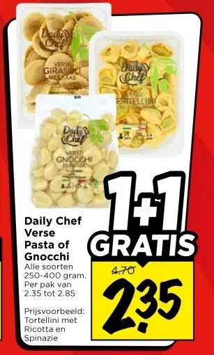 Aanbieding: Verse Pasta of Gnocchi