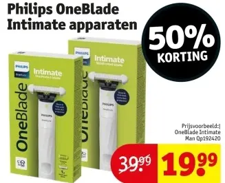 Promotie: OneBlade Intimate apparaten