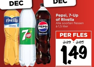 Aanbieding: Pepsi, 7-Up of Rivella